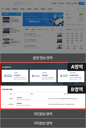 분양파트너 메인페이지 서비스